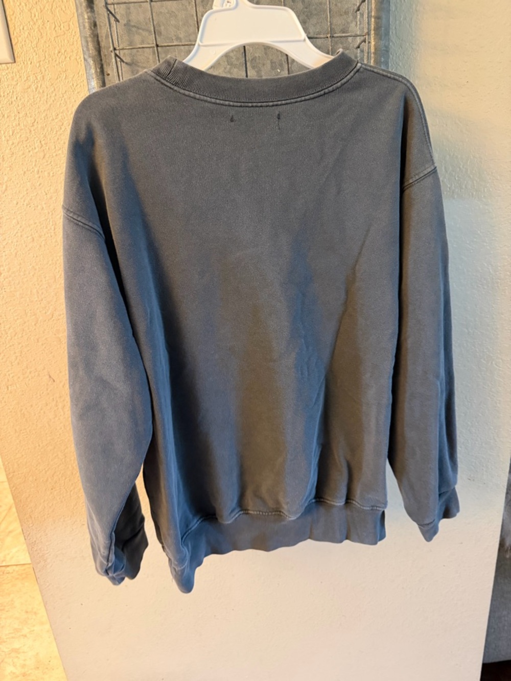 Anine Bing Gray Eagle Logo Crewneck Sweatshirt - Picture 3 of 4